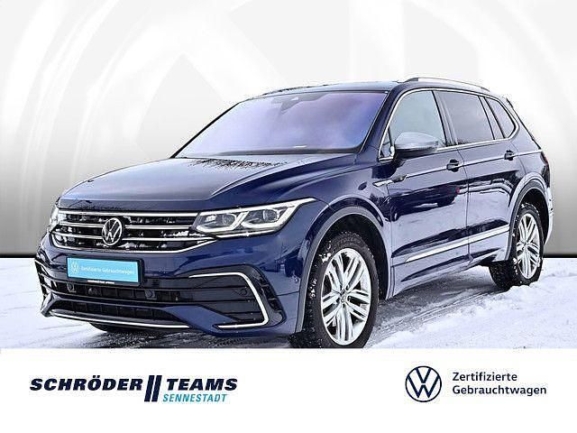 Atlantic blue metallic Gebraucht 2022 VW Tiguan Allspace R-line SUV | 39.999 € (Etwas zu teuer) - Bild 1/4