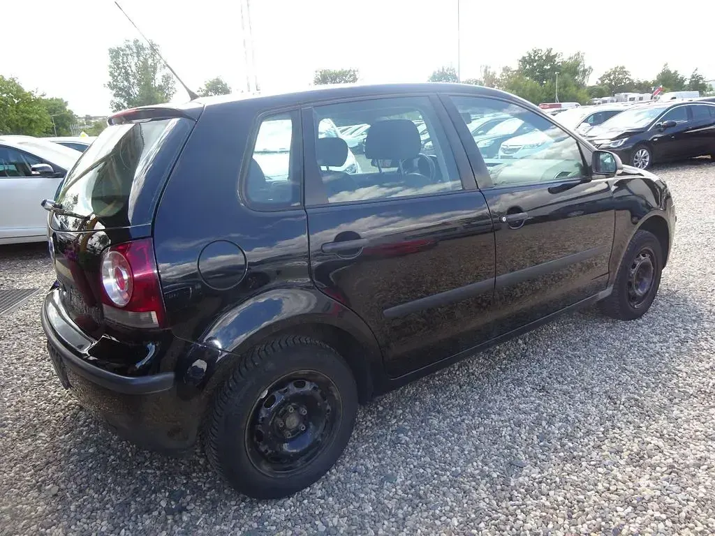 Gebraucht VW Polo Trendline 60 PS (44 kW) 2009 Schwarz Kleinwagen