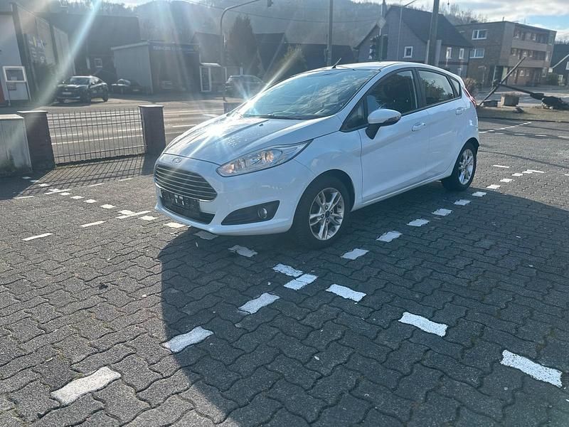 Gebraucht Ford Fiesta Trend 100 PS (73 kW) 2015 Weiß Kleinwagen