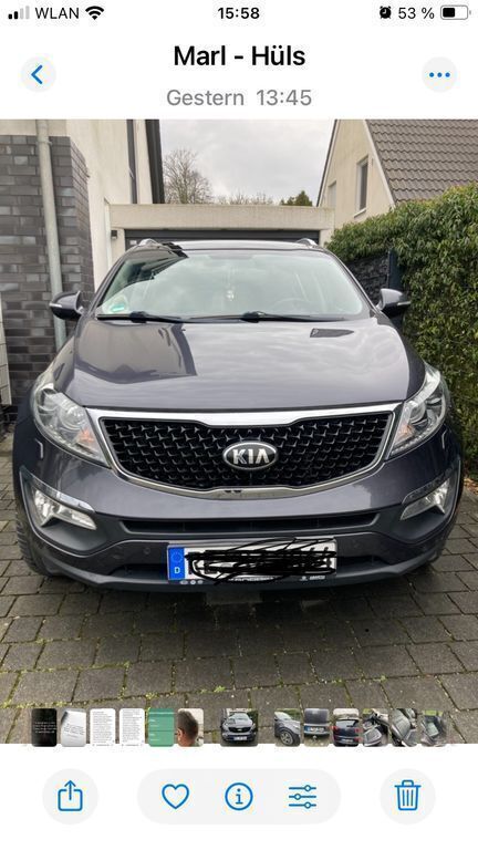 Grau Gebraucht 2015 Kia Sportage Platinum Edition SUV | 10.500 € (Fairer Preis) - Bild 1/4