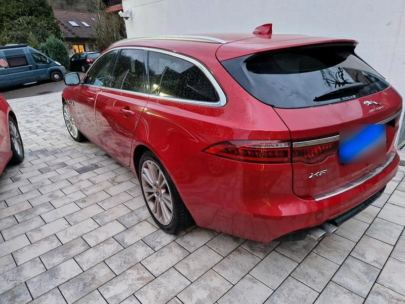 Gebraucht Jaguar XF 184 PS (135 kW) 2019 Rot Kombi