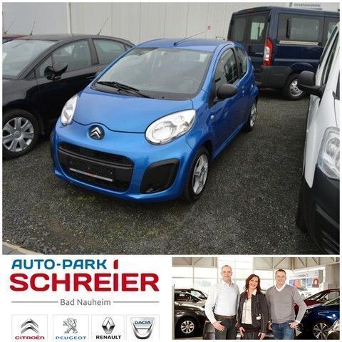 Blau metallic Gebraucht 2012 Citroën C1 Attraction Kleinwagen | 4.771 € - Bild 1/4
