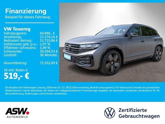 Siliziumgrau matt Gebraucht 2024 VW Touareg R-line SUV | 69.890 € (Teuer) - Bild 1/4