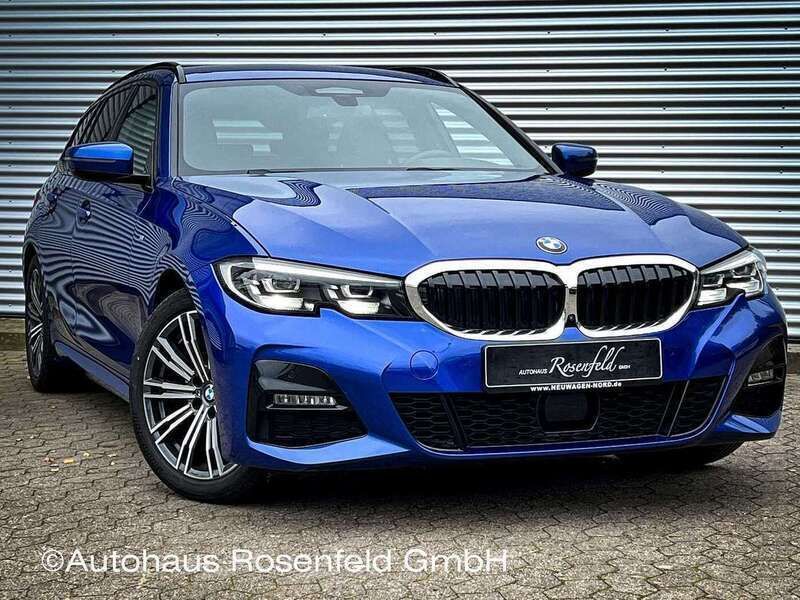 C31portimao blue metallic Gebraucht 2021 BMW 320 M Sport Kombi | 34.790 € (Superpreis) - Bild 1/4