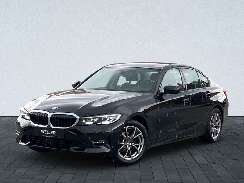 Schwarz Gebraucht 2021 BMW 318 Sport Line Limousine | 27.450 € (Fairer Preis) - Bild 1/4