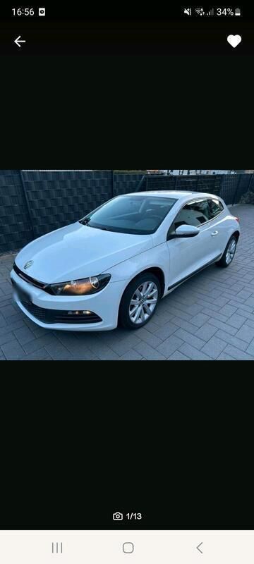 Weiß Gebraucht 2010 VW Scirocco Coupé | 6.500 € (Fairer Preis) - Bild 1/4