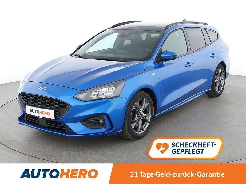 Blau Gebraucht 2020 Ford Focus ST-Line Kombi | 15.640 € (Fairer Preis) - Bild 1/3