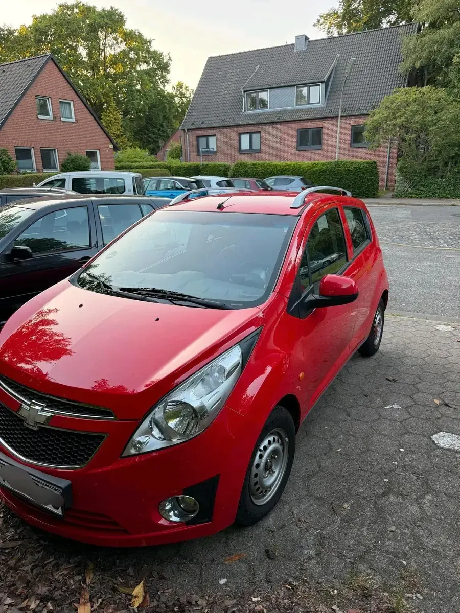 Gebraucht Chevrolet Spark 2010 Rot Kleinwagen