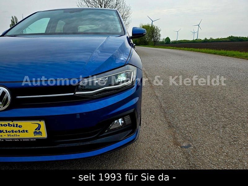 Gebraucht VW Polo Highline 116 PS (85 kW) 2018 Blau Kleinwagen