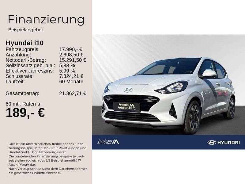 Neu Hyundai i10 Trend 63 PS (46 kW) 2025 Lumen grey Kleinwagen