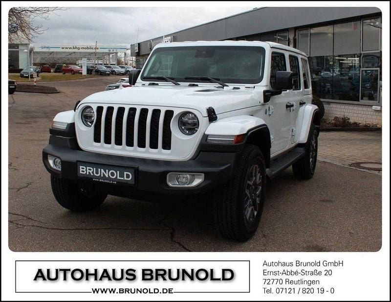 Weiß Gebraucht 2023 Jeep Wrangler Sahara SUV | 59.900 € (Superpreis) - Bild 1/4