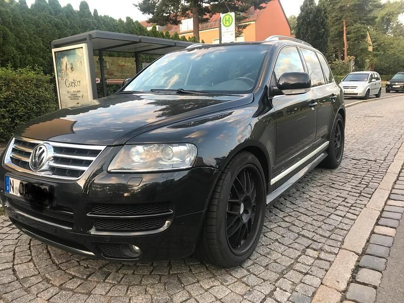 Schwarz Gebraucht 2006 VW Touareg R-line SUV | 4.250 € - Bild 1/4