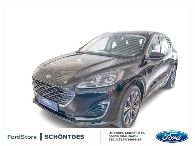 Schwarz Gebraucht 2021 Ford Kuga Vignale SUV | 27.480 € (Etwas zu teuer) - Bild 1/3