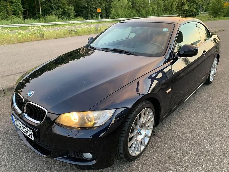 Schwarz Gebraucht 2010 BMW 320 Cabriolet Shadowline Cabrio | 8.500 € (Fairer Preis) - Bild 1/4