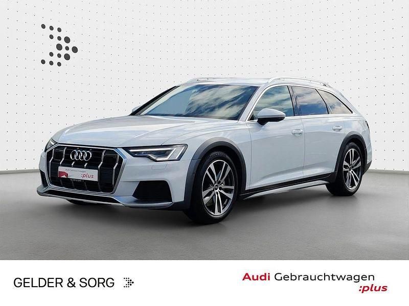 Gletscherweiß metallic Gebraucht 2022 Audi A6 Allroad Basis Kombi | 52.880 € (Fairer Preis) - Bild 1/4