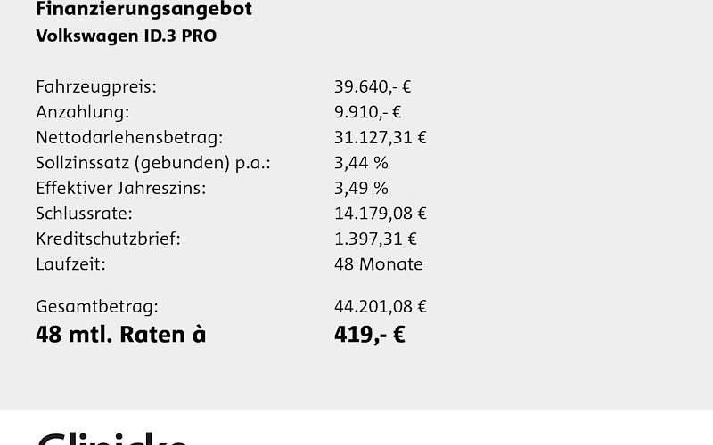 Neu VW ID.3 Pro 150 kW (204 PS) 2026 Weiß Kleinwagen