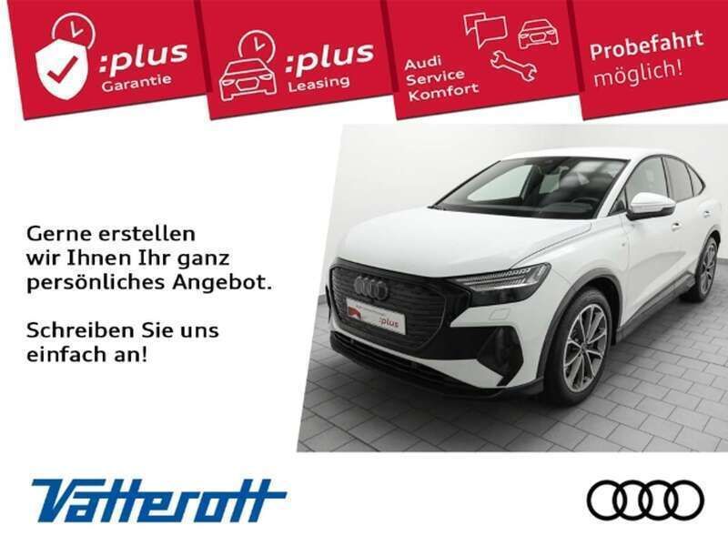Weiß Gebraucht 2023 Audi Q4 Sportback e-tron S-Line SUV | 49.990 € (Etwas zu teuer) - Bild 1/4
