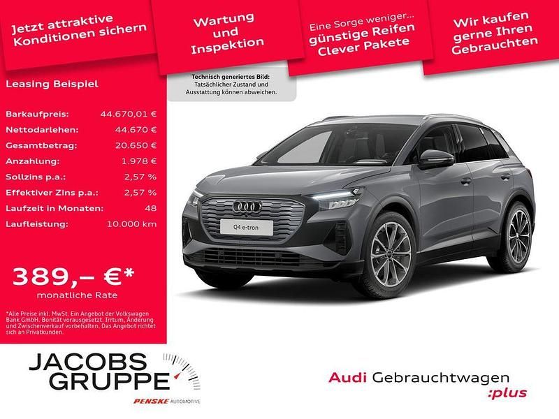 Kieselgrau Gebraucht 2025 Audi Q4 e-tron Ambiente SUV | 44.670 € (Guter Preis) - Bild 1/4