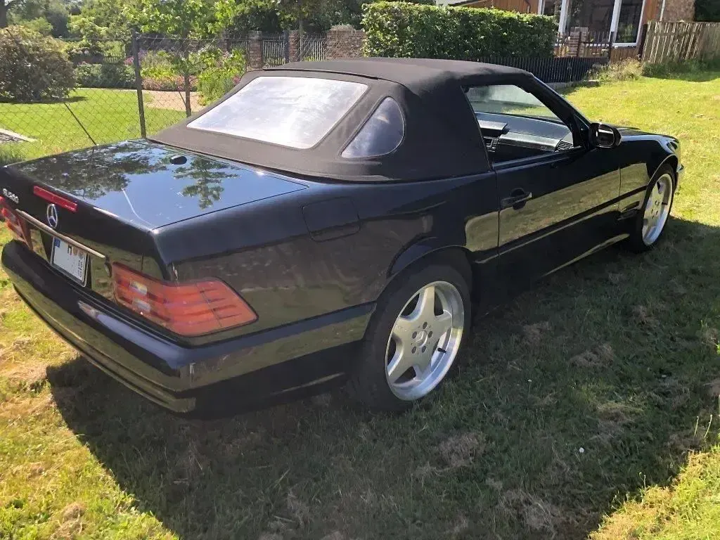 Gebraucht Mercedes SL500 AMG 306 PS (225 kW) 2000 Schwarz Cabrio