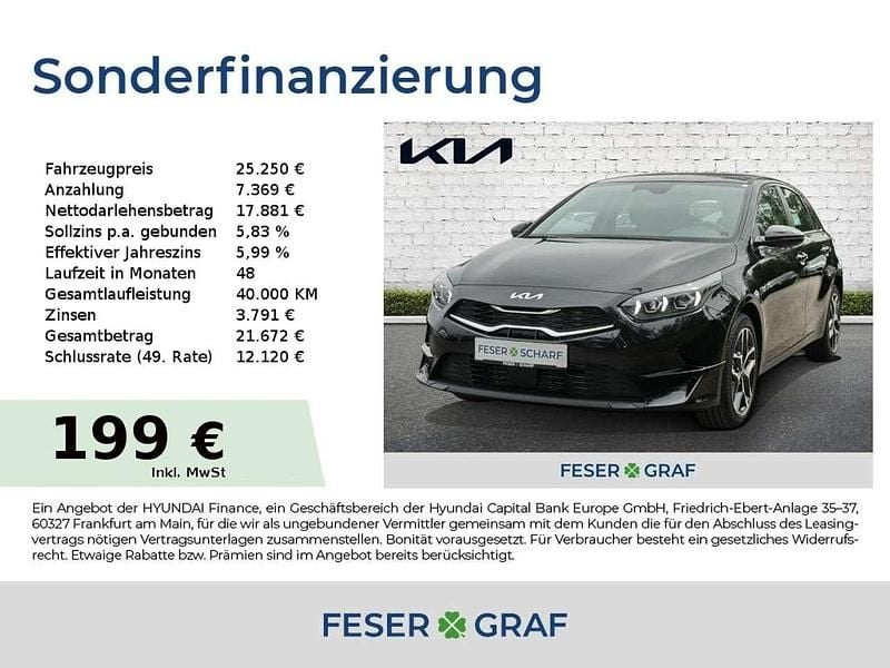 Zilinaschwarz Neu 2025 Kia Ceed Spirit Limousine | 25.250 € (Guter Preis) - Bild 1/4