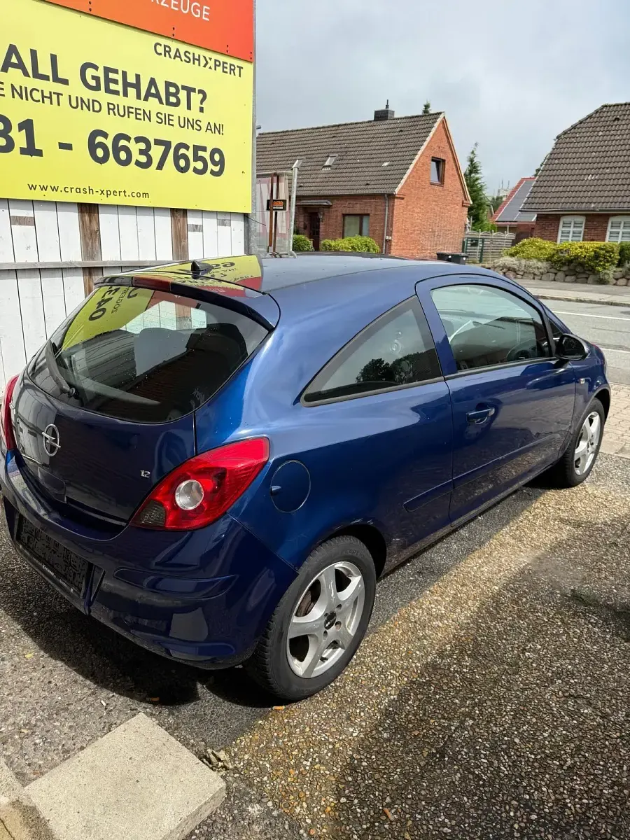 Gebraucht Opel Corsa 80 PS (58 kW) 2007 Blau Kleinwagen