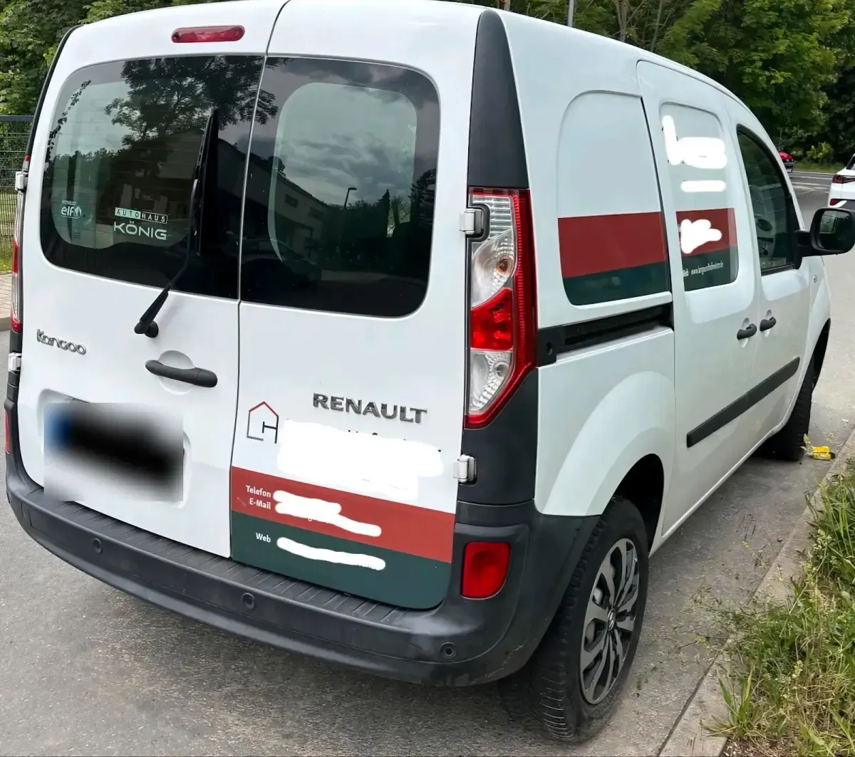 Gebraucht Renault Kangoo 95 PS (69 kW) 2020 Weiß Van / Kleinbus
