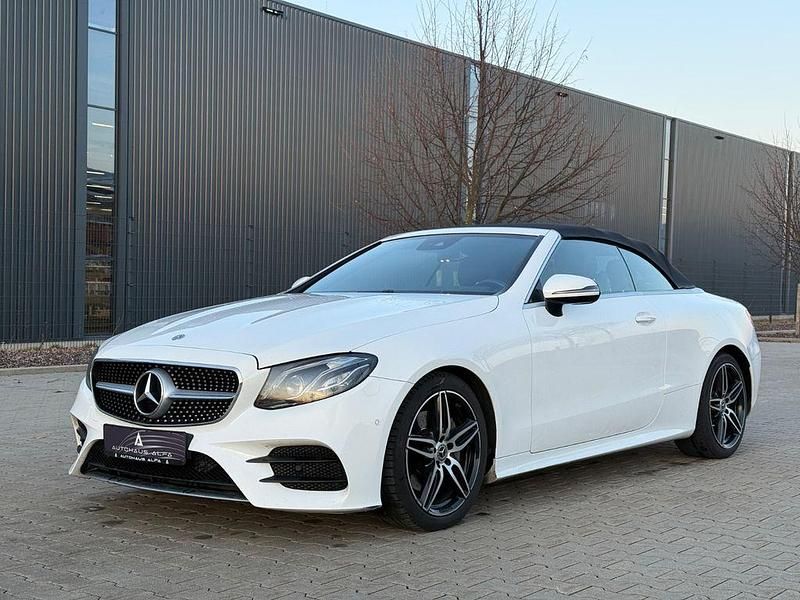 Gebraucht Mercedes E220 AMG line 194 PS (142 kW) 2018 Weiß Cabrio