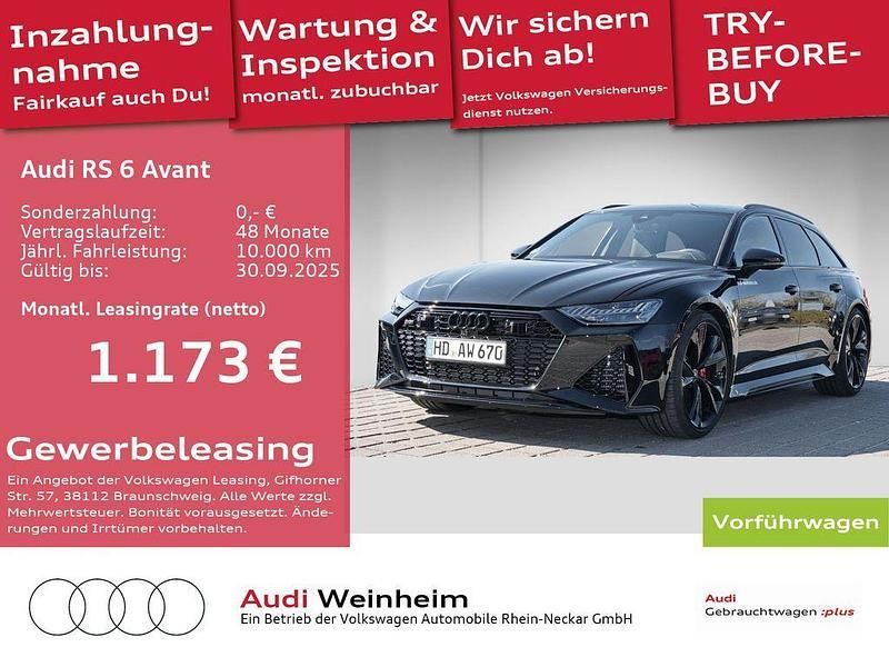 Mythosschwarz metallic Gebraucht 2025 Audi RS6 Ambiente Kombi | 126.990 € (Fairer Preis) - Bild 1/2