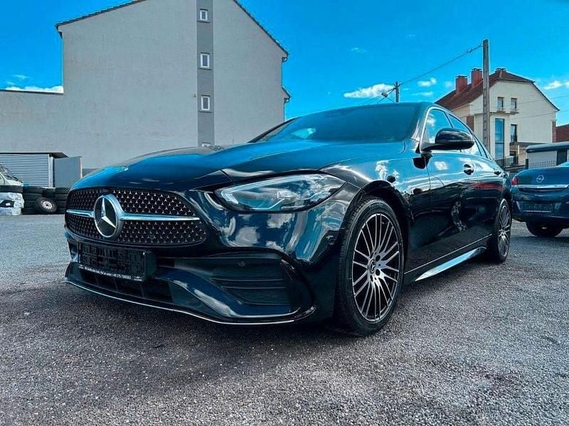 Schwarz/baltic black Gebraucht 2021 Mercedes C300 AMG Limousine | 36.990 € (Fairer Preis) - Bild 1/4