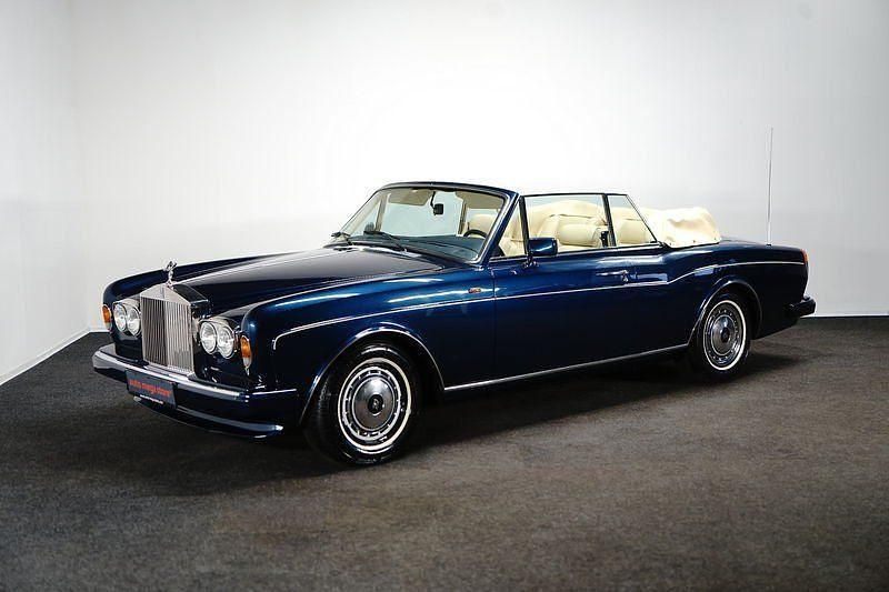 Blau Gebraucht 1990 Rolls Royce Corniche Cabrio | 89.999 € - Bild 1/4