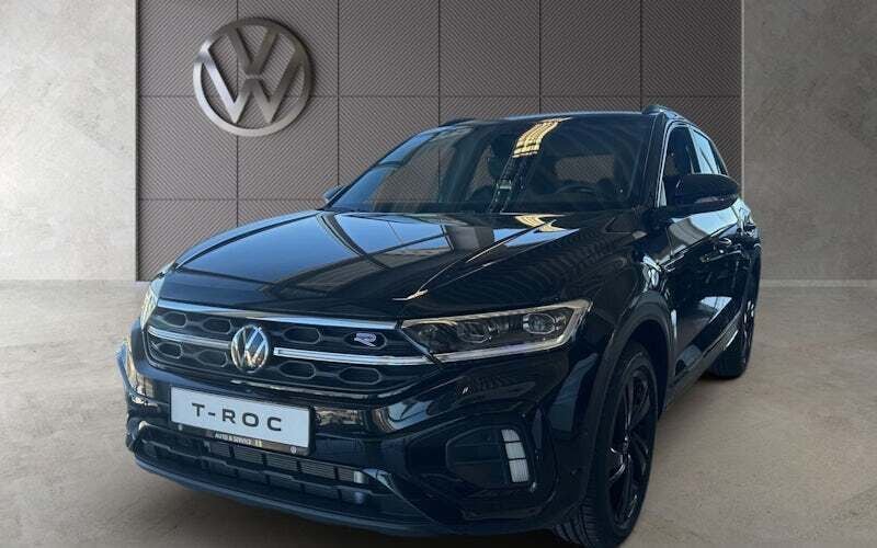 Schwarz Gebraucht 2024 VW T-Roc R-line SUV | 36.990 € - Bild 1/4