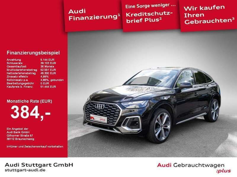 Mythosschwarz Gebraucht 2023 Audi Q5 S-Line SUV | 51.444 € (Teuer) - Bild 1/2