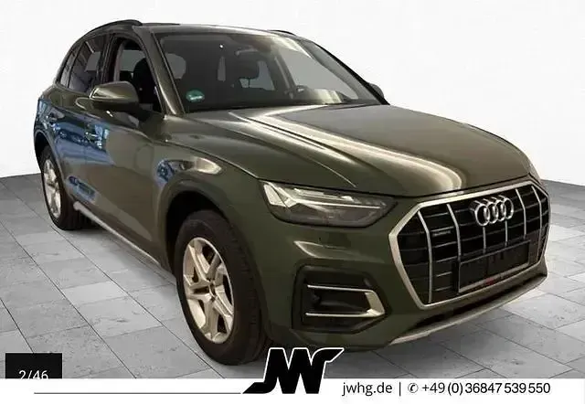 Gebraucht Audi Q5 Business 204 PS (150 kW) 2023 Distriktgrün metallic (metallic) SUV