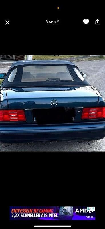 Gebraucht Mercedes SL320 231 PS (169 kW) 1995 Blau Cabrio