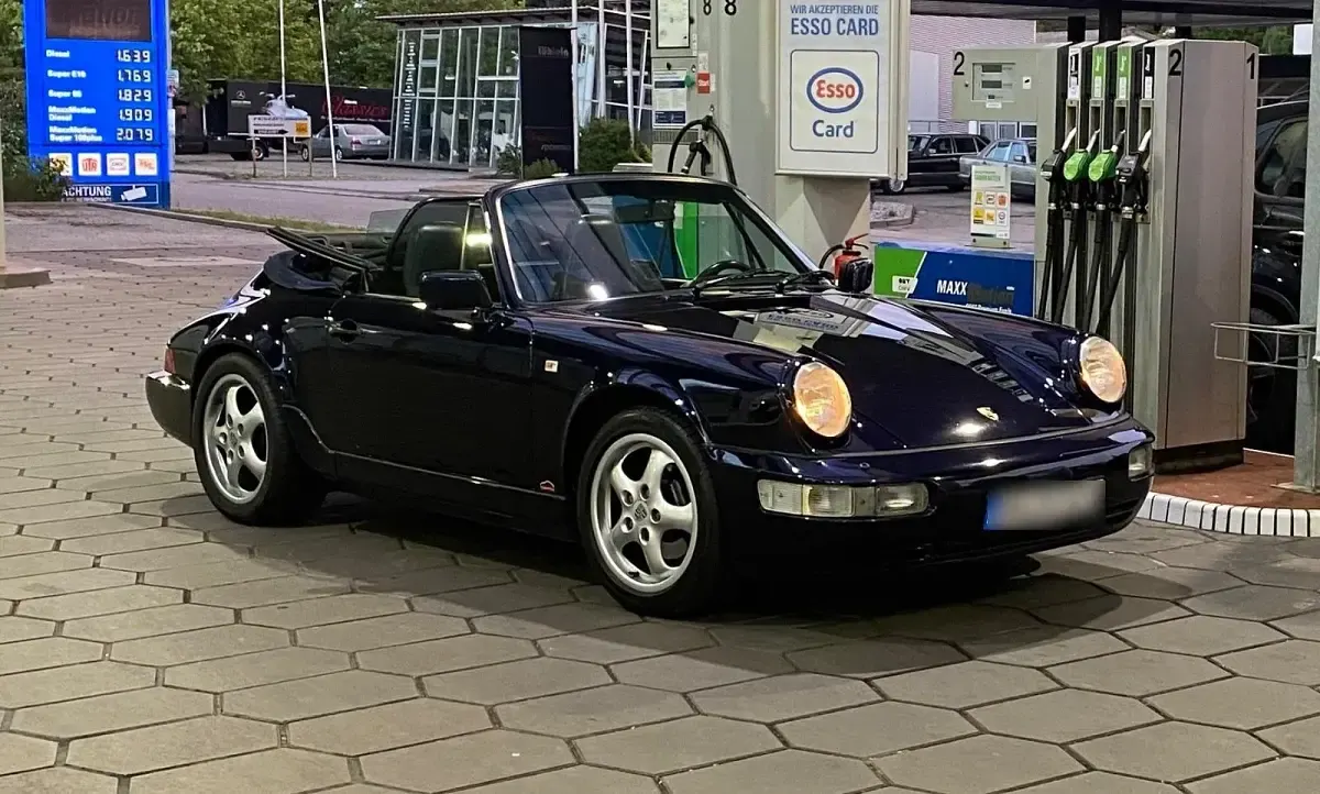 Gebraucht Porsche 964 250 PS (183 kW) 1990 Blau Cabrio