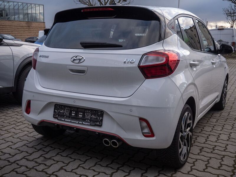 Gebraucht Hyundai i10 N Line 101 PS (74 kW) 2021 Weiss / polar white Kleinwagen