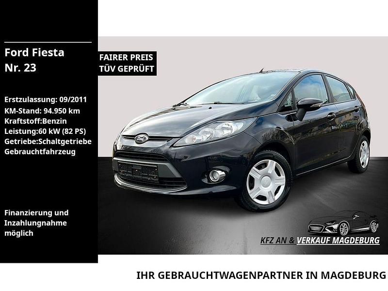 Schwarz Gebraucht 2011 Ford Fiesta Trend Kleinwagen | 5.290 € (Fairer Preis) - Bild 1/4
