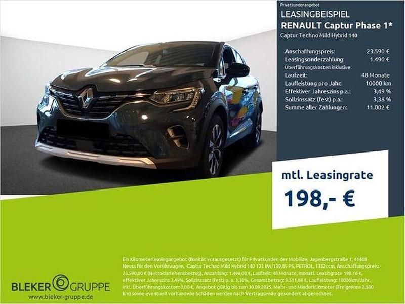 Schwarz Neu 2024 Renault Captur SUV | 23.590 € - Bild 1/3