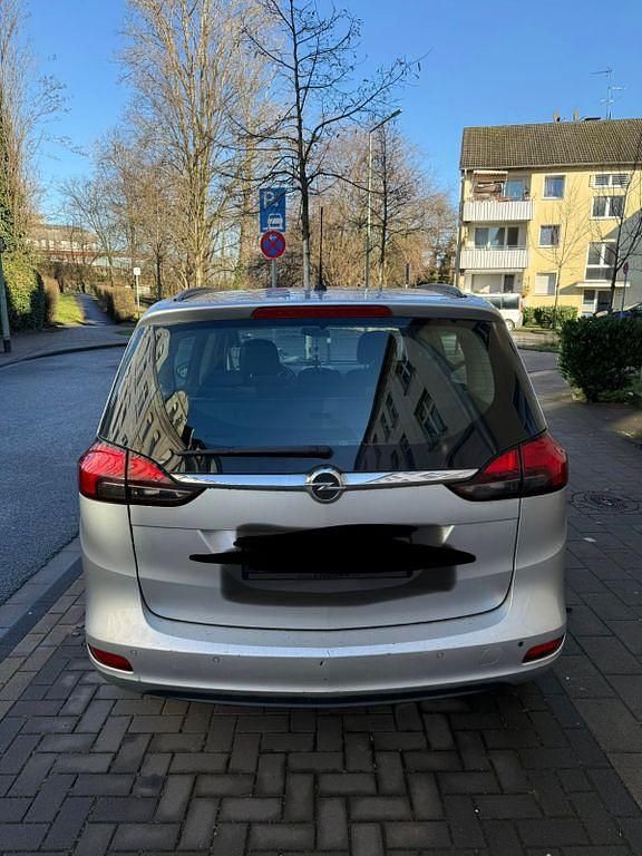 Gebraucht Opel Zafira Tourer Edition 110 PS (80 kW) 2013 Silber Van / Kleinbus