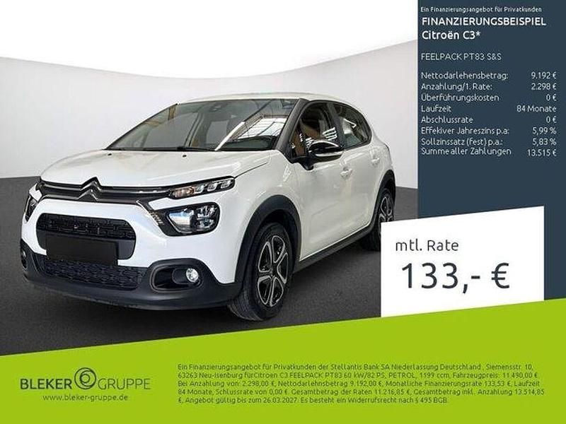 Gebraucht Citroën C3 82 PS (60 kW) 2022 Weiß Kleinwagen