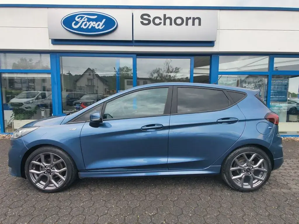 Gebraucht Ford Fiesta ST-Line X 101 PS (74 kW) 2022 Blau Kleinwagen