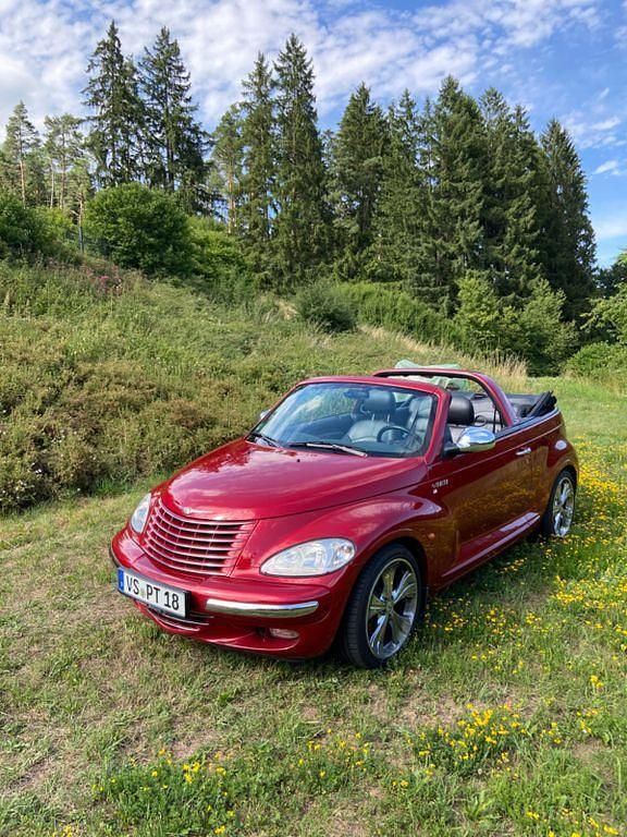 Rot Gebraucht 2004 Chrysler PT Cruiser Limited Cabrio | 5.500 € (Teuer) - Bild 1/4