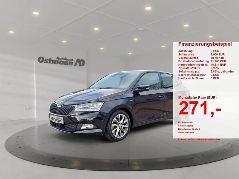 Schwarz Gebraucht 2021 Skoda Fabia Best of Kleinwagen | 16.989 € (Fairer Preis) - Bild 1/4