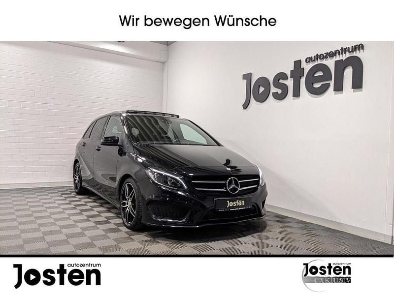 Gebraucht Mercedes B200 AMG line 156 PS (114 kW) 2016 Schwarz (kosmosschwarz  metalliclack) Van / Kleinbus