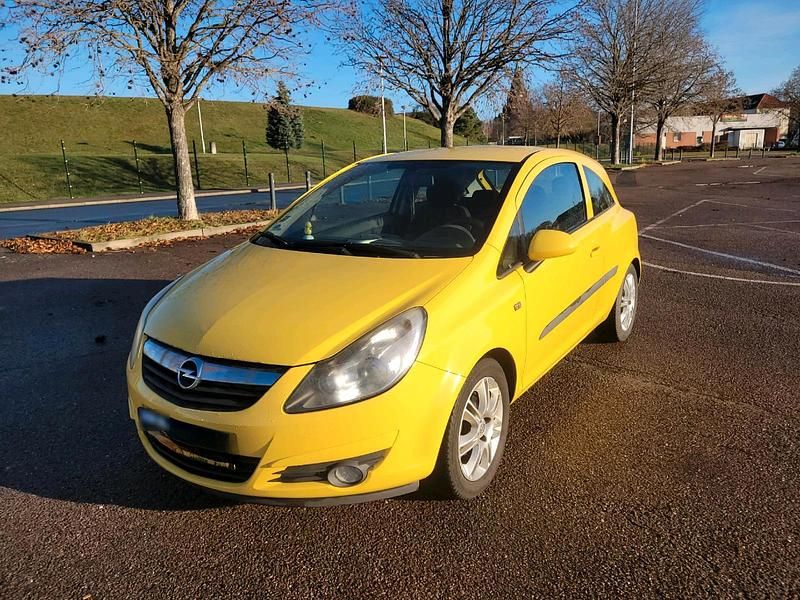 Gebraucht Opel Corsa 80 PS (58 kW) 2008 Gelb Kleinwagen