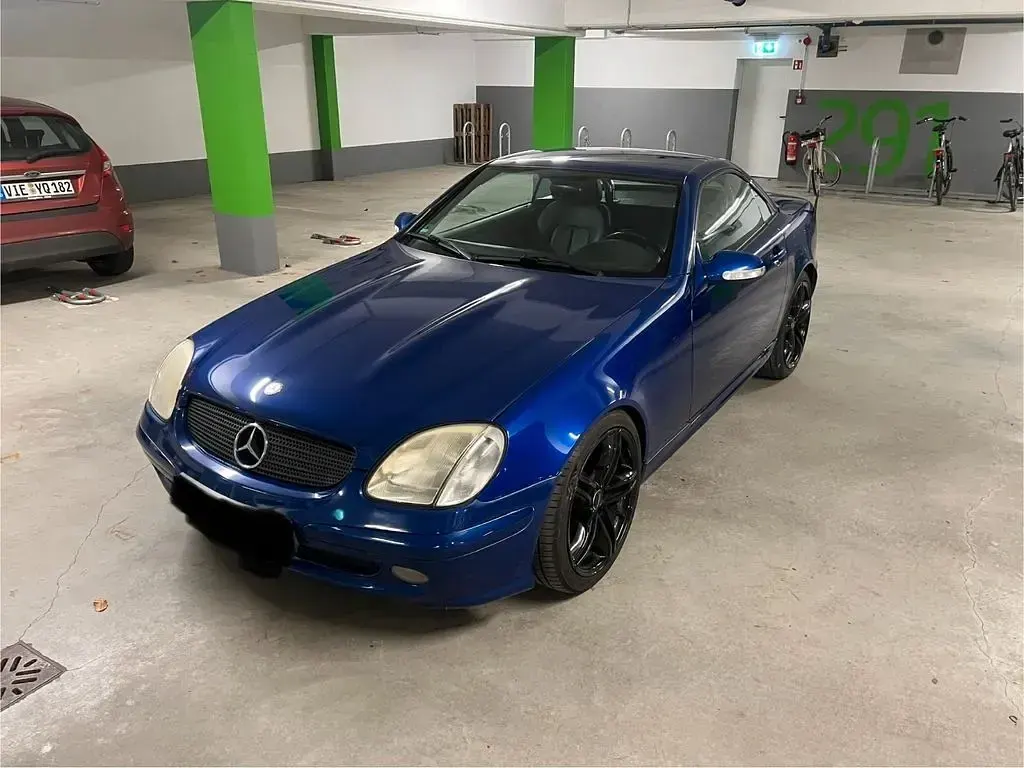 Gebraucht Mercedes SLK200 163 PS (119 kW) 2003 Blau Cabrio