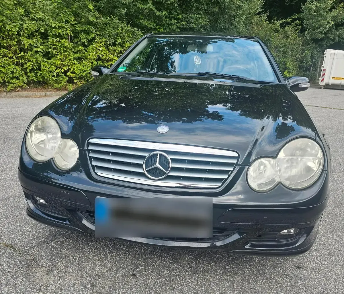 Gebraucht Mercedes C200 163 PS (119 kW) 2007 Schwarz Coupé
