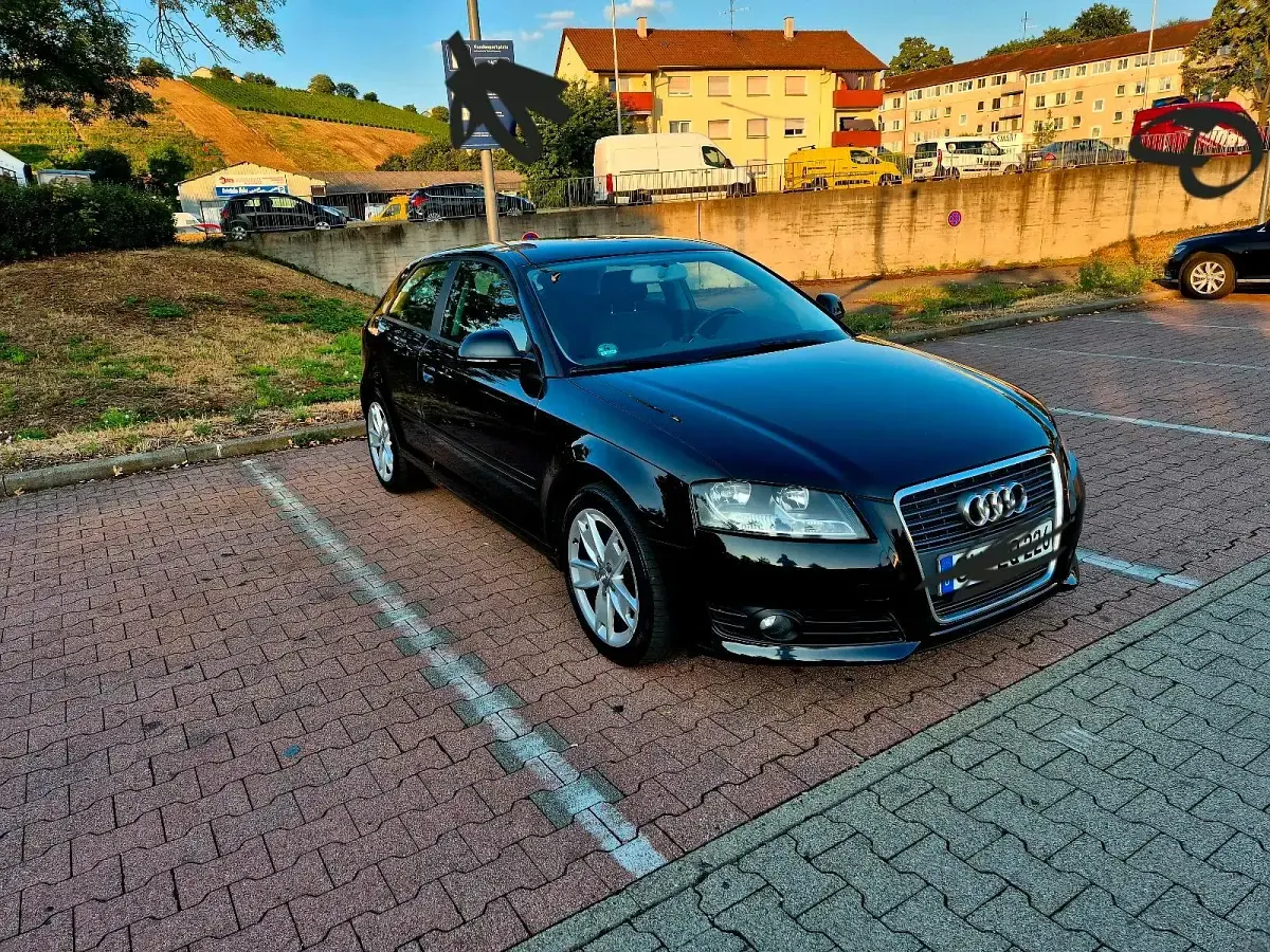 Gebraucht Audi A3 140 PS (102 kW) 2009 Schwarz Kleinwagen