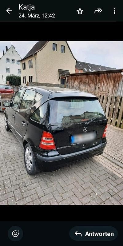 Schwarz Gebraucht 2004 Mercedes A160 Kleinwagen | 1.950 € - Bild 1/4