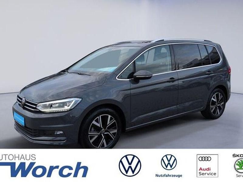 Grau Gebraucht 2021 VW Touran Highline Van / Kleinbus | 29.879 € (Guter Preis) - Bild 1/3